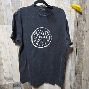 Rare MIDNIGHT STUDIOS Adored Autumn Winter 2016-17 T Shirt Streetwear Black SZ 3